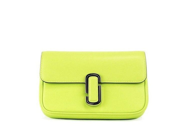 The J Marc Green Glow Smooth Leather Shoulder Crossbody Handbag Marc Jacobs