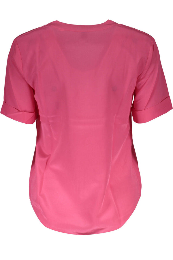 Pink Silk Women TShirt Gant