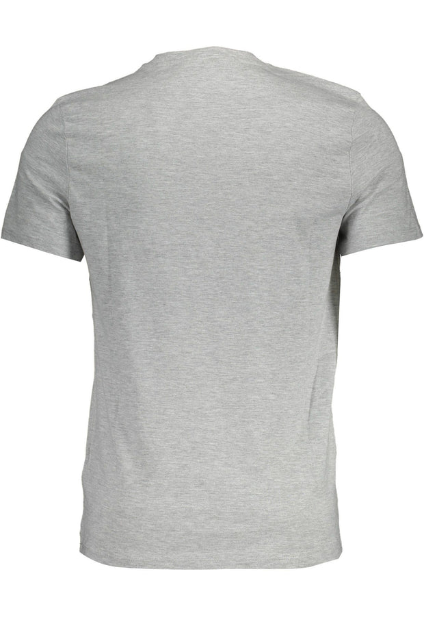 Gray Cotton Men TShirt Guess Jeans