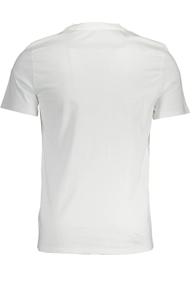 White Cotton Men TShirt Guess Jeans