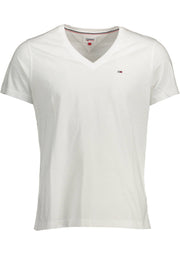 White Cotton Men TShirt Tommy Hilfiger