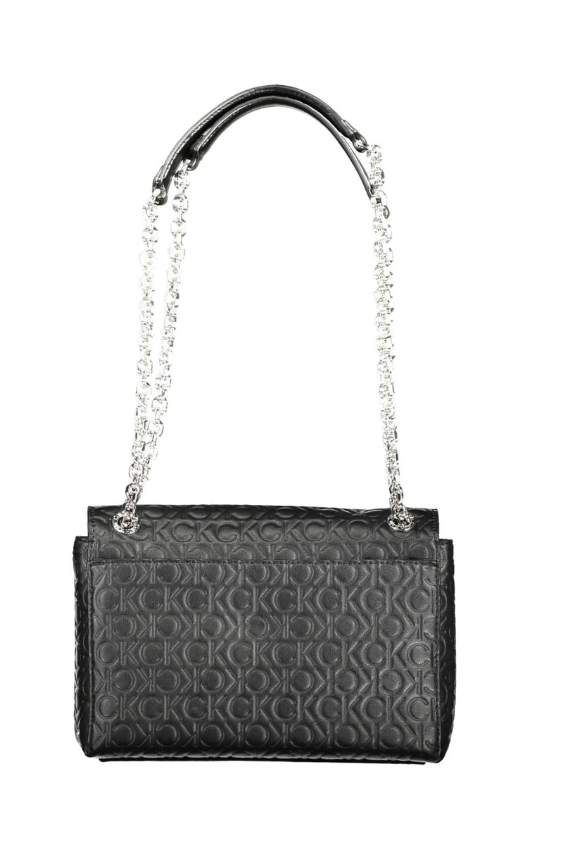 Black Polyester Women Handbag Calvin Klein