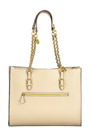 Beige Polyethylene Women Handbag Guess Jeans