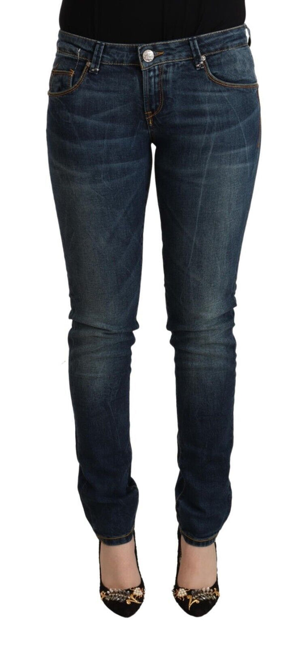 Chic Slim-Fit Low Waist Skinny Jeans Acht