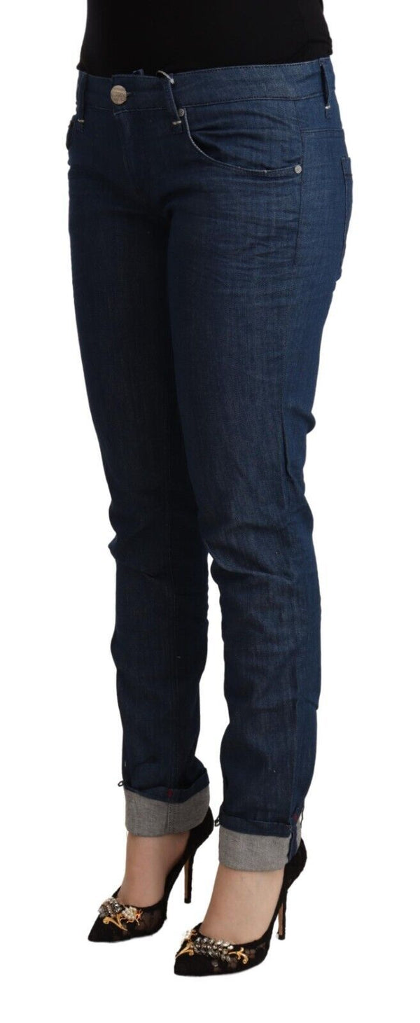 Sleek Low Waist Skinny Denim Acht