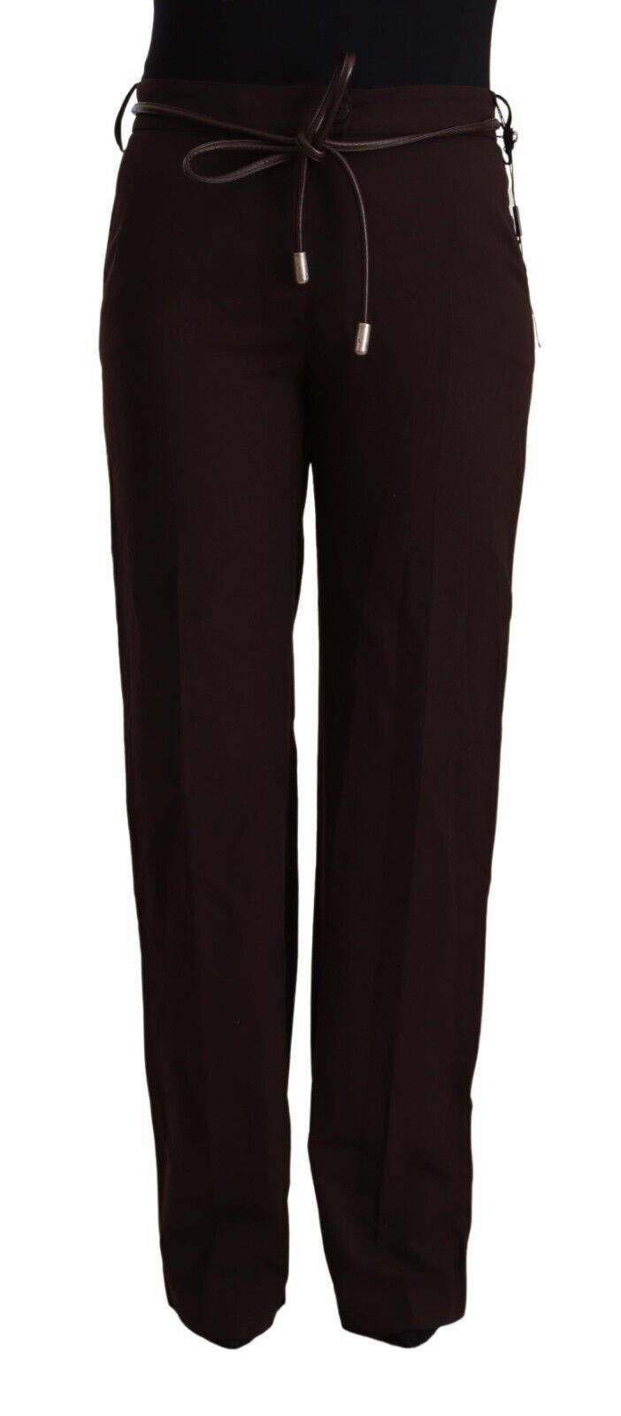 Elegant High Waist Straight Formal Pants Patrizia Pepe