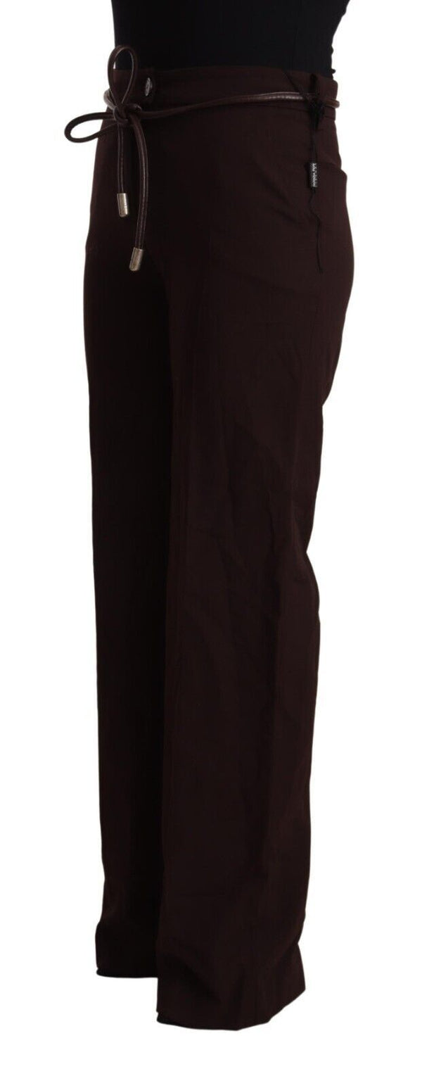 Elegant High Waist Straight Formal Pants Patrizia Pepe