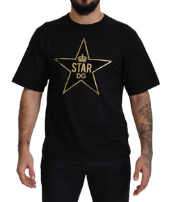 Gold Star DG Emblem Crewneck Tee Dolce & Gabbana