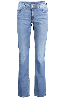 Blue Cotton Women Jeans Gant