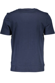 Blue Cotton Men T-Shirt Timberland