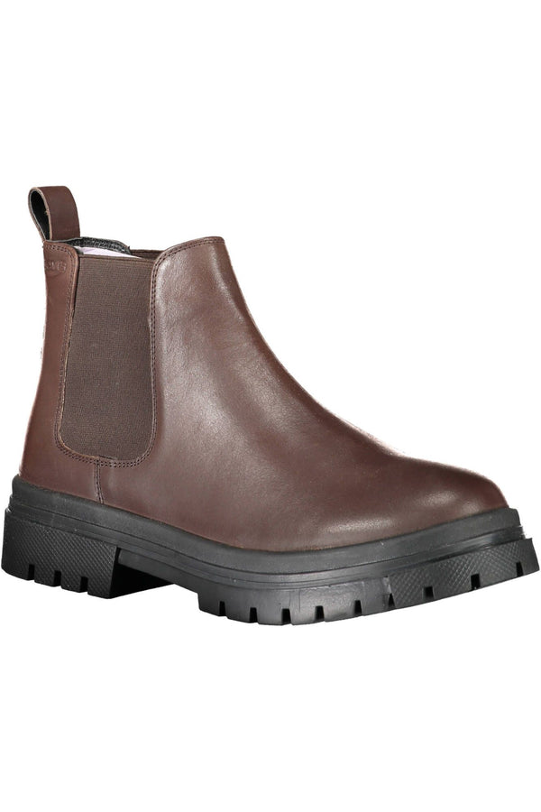 Brown Leather Men Boot Levi's