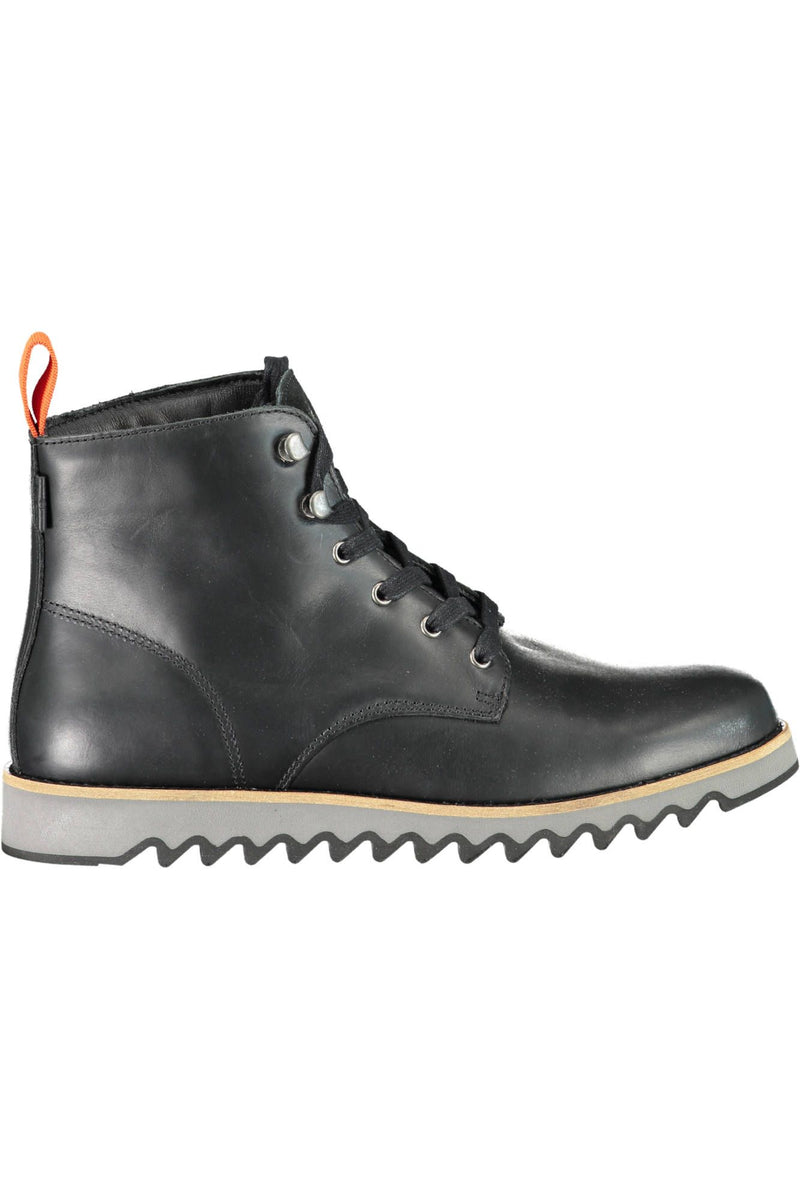 Black Leather Men Boot Levi's