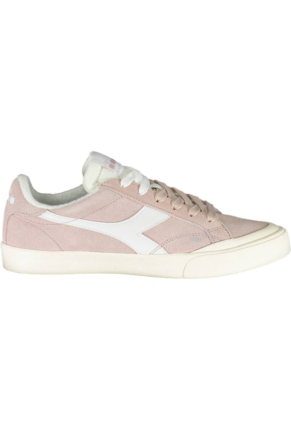 Pink Leather Women Sneaker Diadora