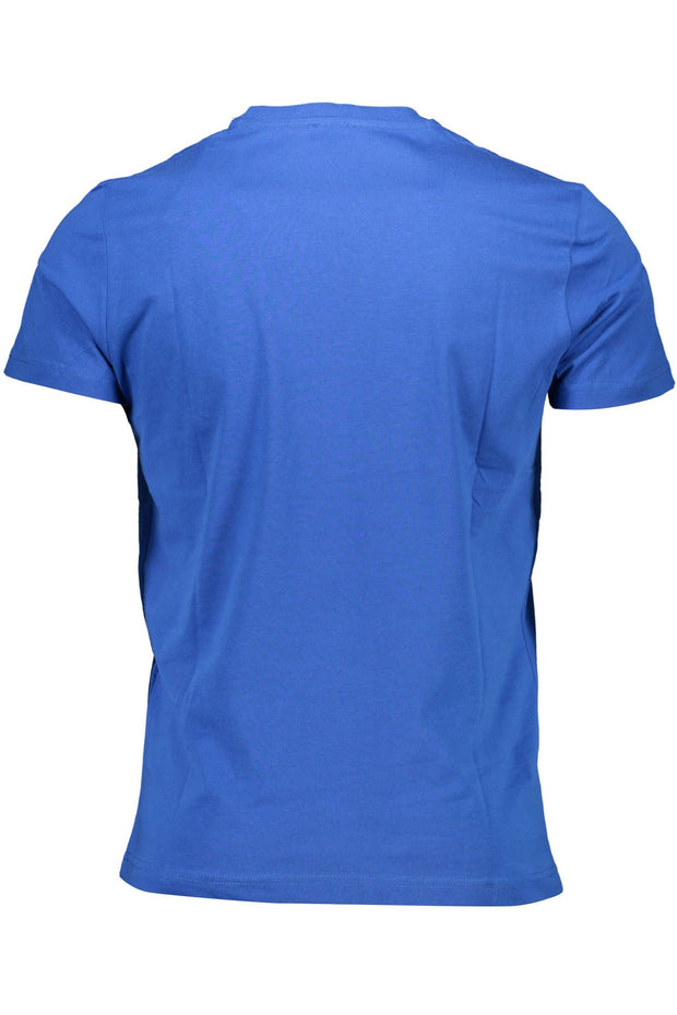 Blue Cotton Men T-Shirt Diesel