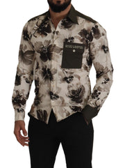 Floral Print Casual Cotton Shirt Dolce & Gabbana