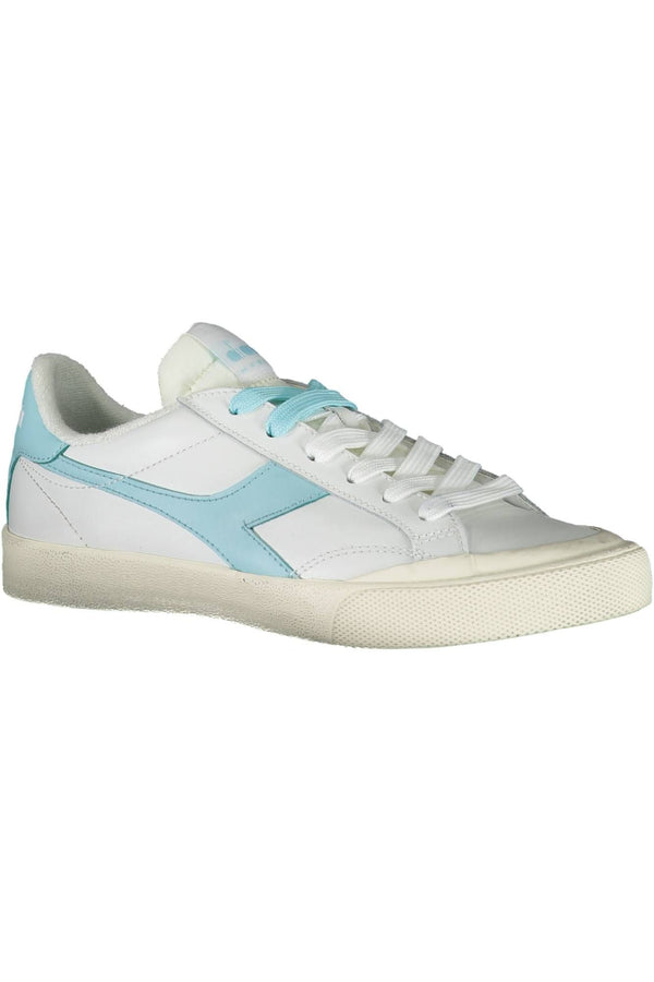 White Leather Women Sneaker Diadora