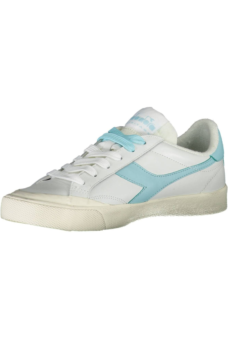 White Leather Women Sneaker Diadora