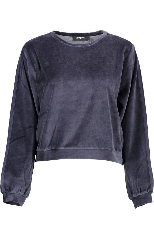 Blue Cotton Women Sweater Desigual