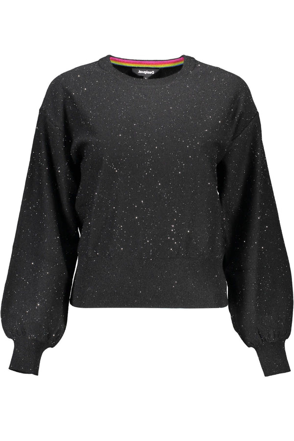 Black Polyester Women Sweater Desigual