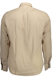 Beige Cotton Men Shirt Harmont & Blaine