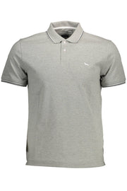 Gray Cotton Men Polo Shirt Harmont & Blaine