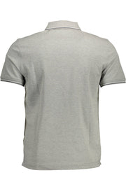 Gray Cotton Men Polo Shirt Harmont & Blaine