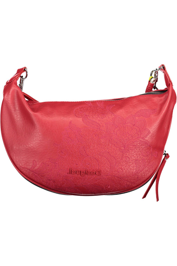 Red Polyethylene Women Handbag Desigual