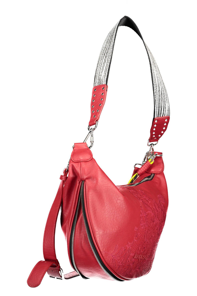 Red Polyethylene Women Handbag Desigual