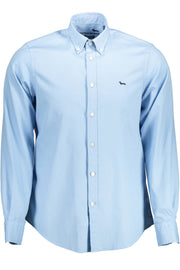 Light Blue Cotton Men Shirt Harmont & Blaine