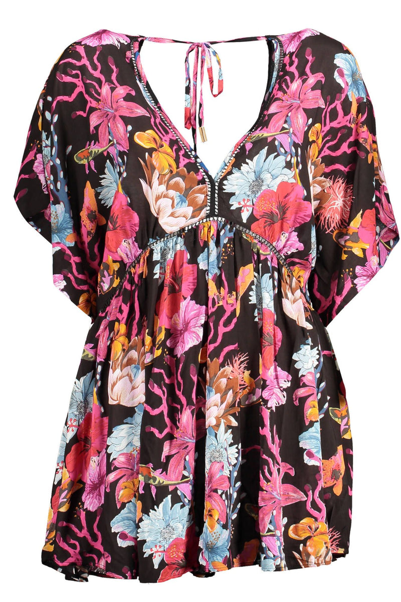 Black Viscose Women Dress Desigual