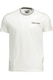 White Cotton Men T-Shirt Harmont & Blaine