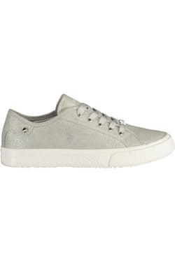 Silver Polyester Women Sneaker U.S. POLO ASSN.