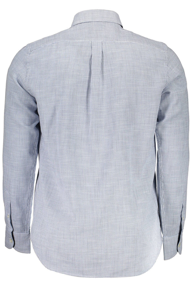 Elegant Light Blue Cotton Shirt for Men Harmont & Blaine