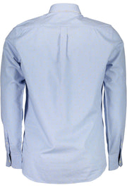 Light Blue Cotton Men Shirt Harmont & Blaine