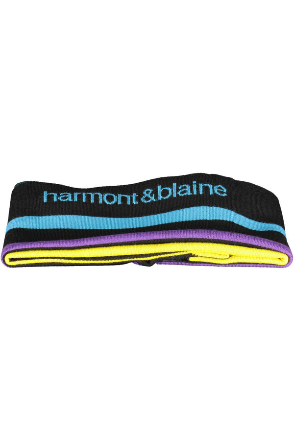 Black Wool Men Scarf Harmont & Blaine