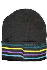 Black Wool Men Cap Harmont & Blaine