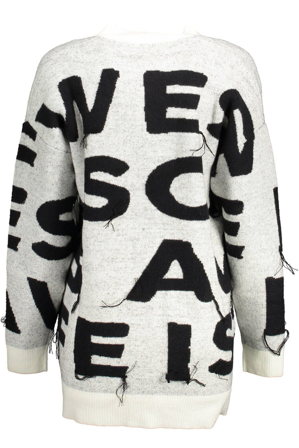 White Polyamide Women Sweater Desigual