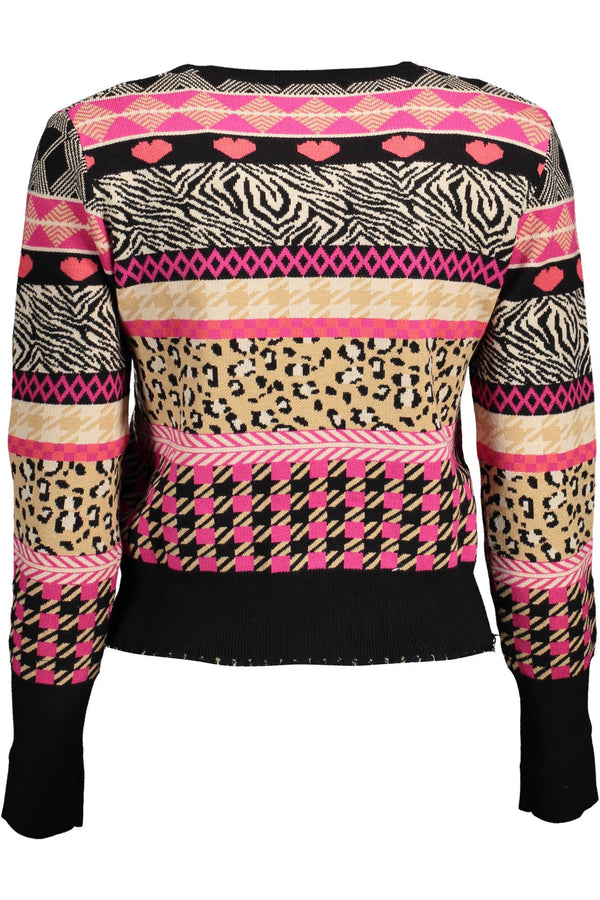 Black Viscose Women Sweater Desigual