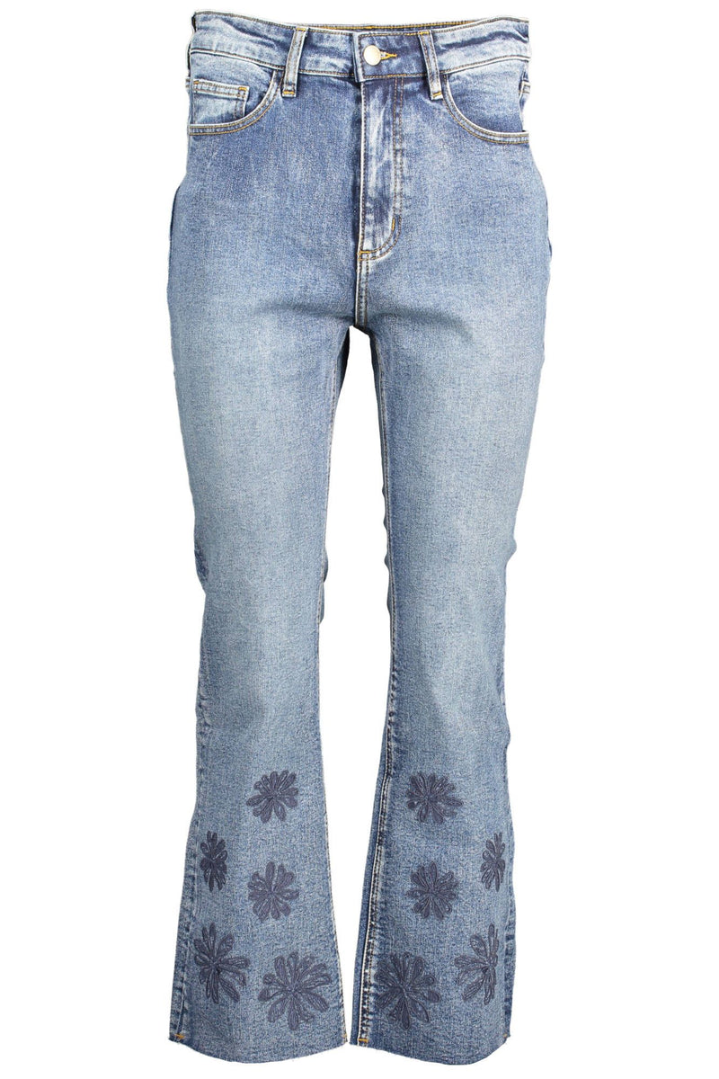 Blue Cotton Women Jeans Desigual