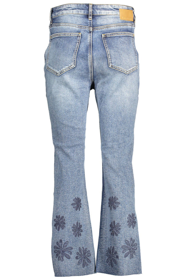 Blue Cotton Women Jeans Desigual