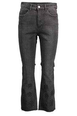 Black Cotton Women Jeans Desigual