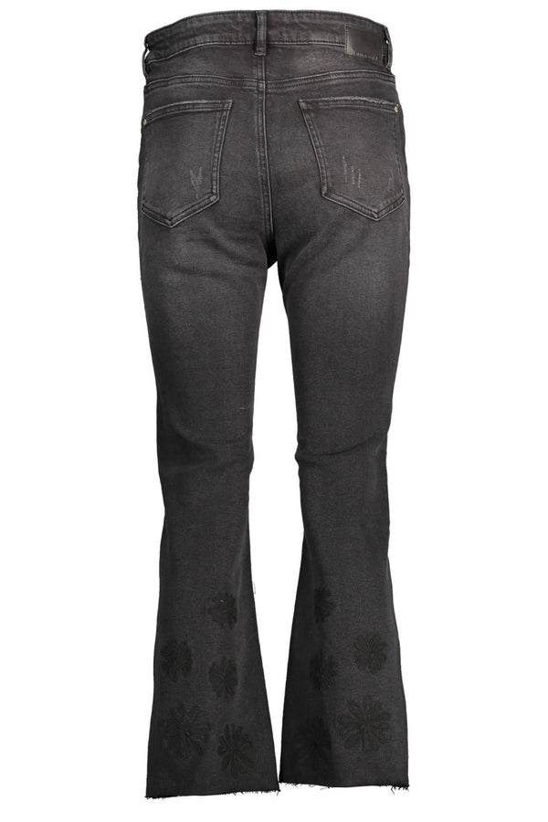 Black Cotton Women Jeans Desigual