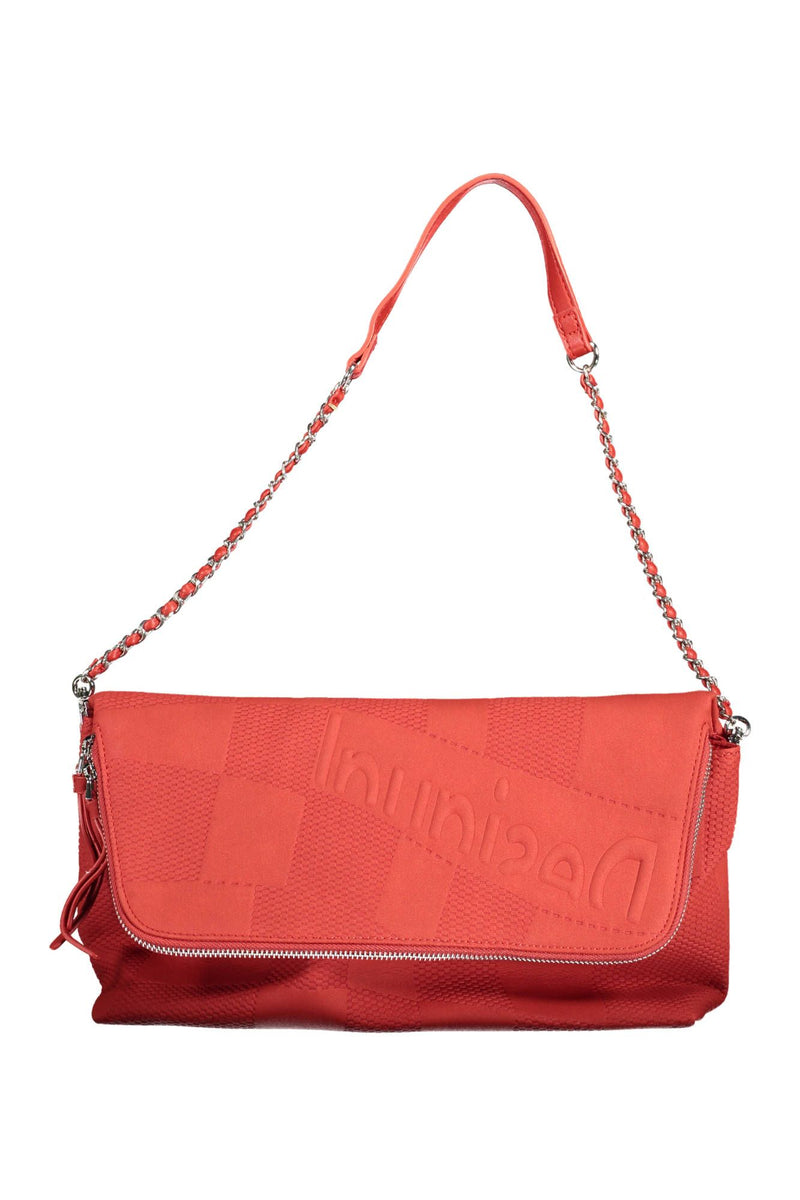 Red Polyethylene Women Handbag Desigual