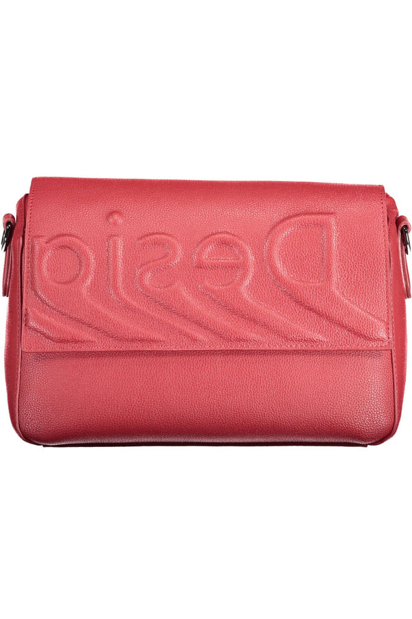 Red Polyethylene Women Handbag Desigual