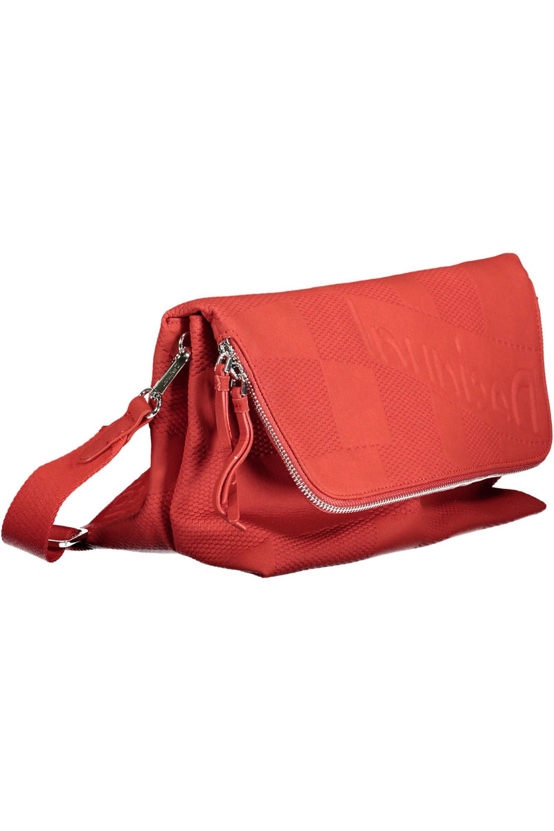 Red Polyethylene Women Handbag Desigual