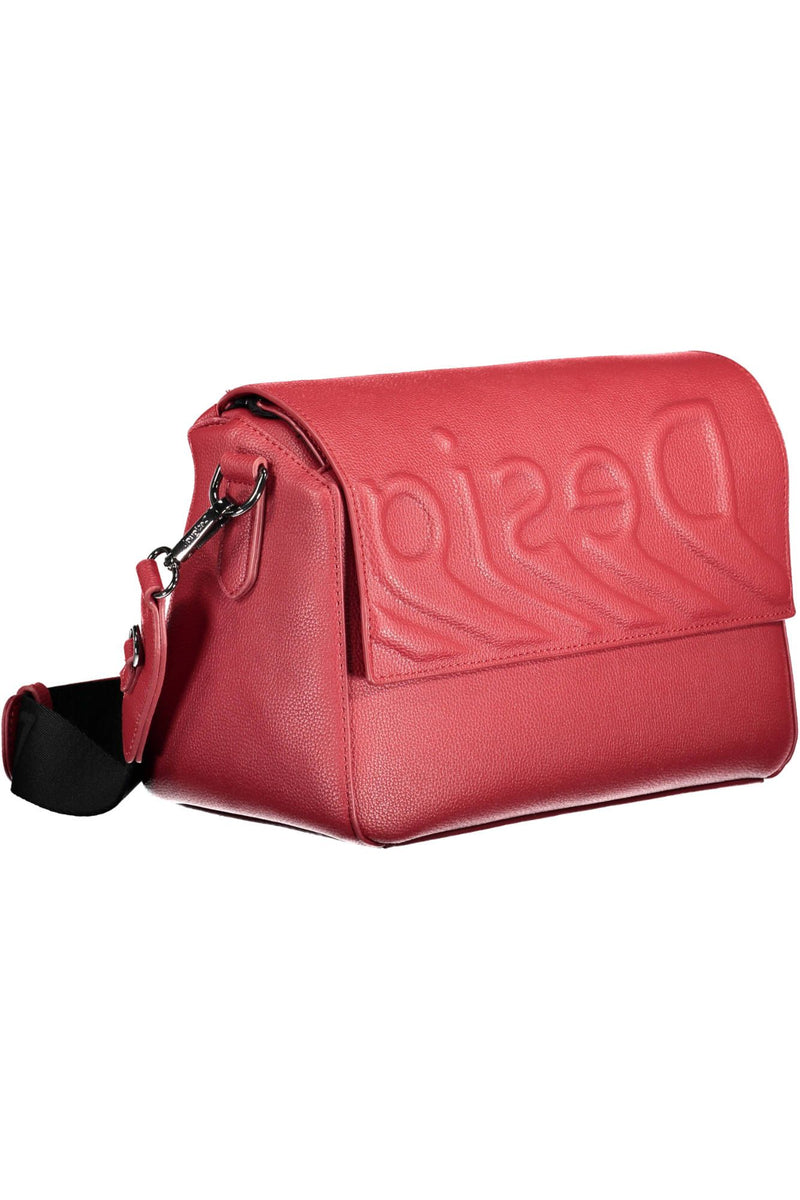 Red Polyethylene Women Handbag Desigual