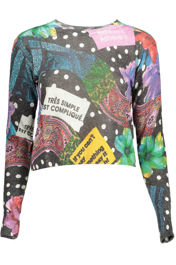 Black Acrylic Women Sweater Desigual