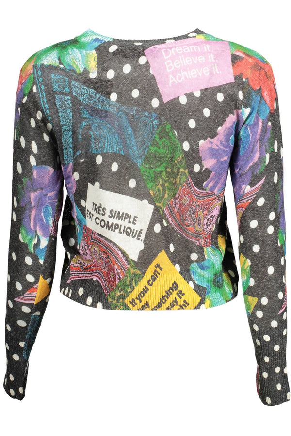 Black Acrylic Women Sweater Desigual