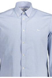 Light Blue Cotton Men Shirt Harmont & Blaine