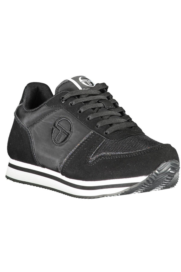 Black Polyester Women Sneaker Sergio Tacchini